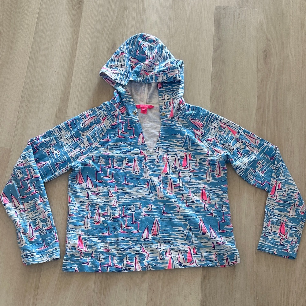 Lilly Pulitzer Kiawah Hoodie in Boatylicious